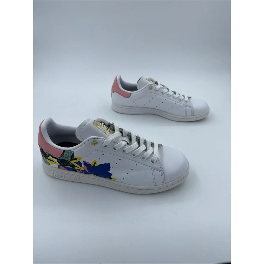 Adidas Stan Smith HER Studio London White Floral Burst Sneakers FW2522 Womens 8